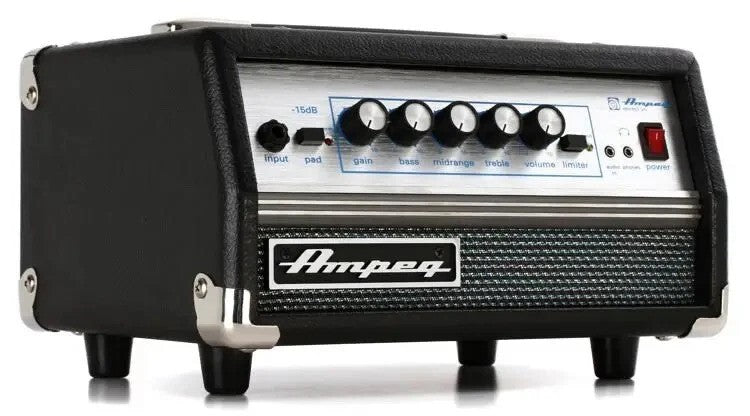 Ampeg MICRO-VR HD Classic Series Micro Bass Amp Head w/ 3 Band EQ (200 Watts @ 4 ohm)