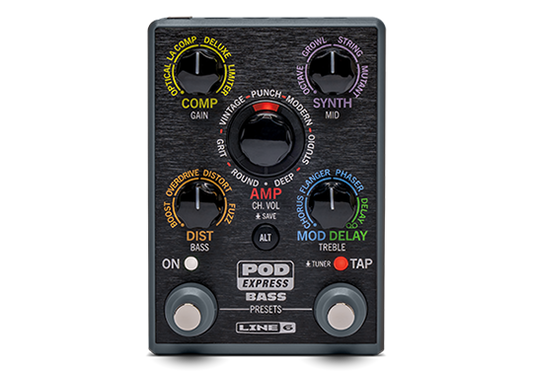 Line 6 POD Express Bass Amp & Effects Processor - Grey