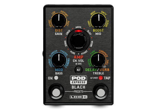Line 6 POD Express Black Edition Amp & Effects Processor - Black