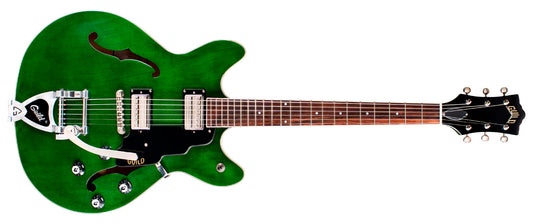 Guild Starfire I DC with Guild Vibrato Tailpiece Semi Hollow Body Electric Guitar Emerald Green