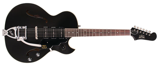 Guild Starfire I Jet 90 Semi Hollow Body Electric Guitar Satin Black