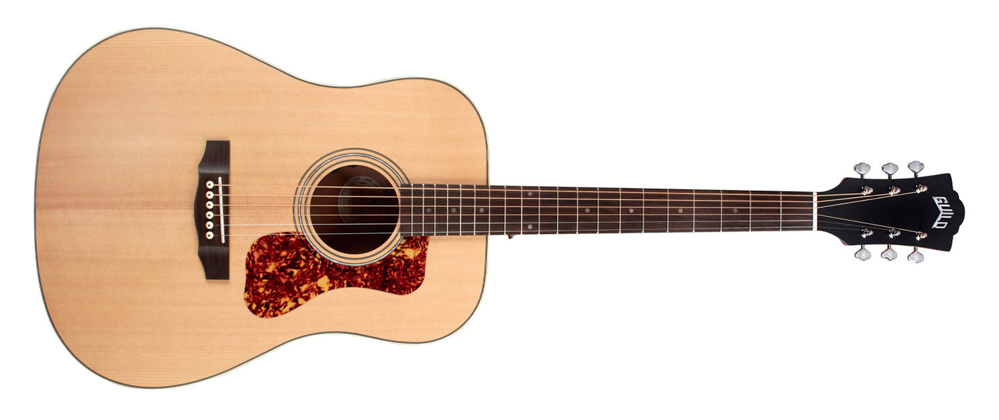 Guild D-240E Limited Edition Flamed Mahogany Dreadnaught Acoustic Electric Guitar with Gig Bag