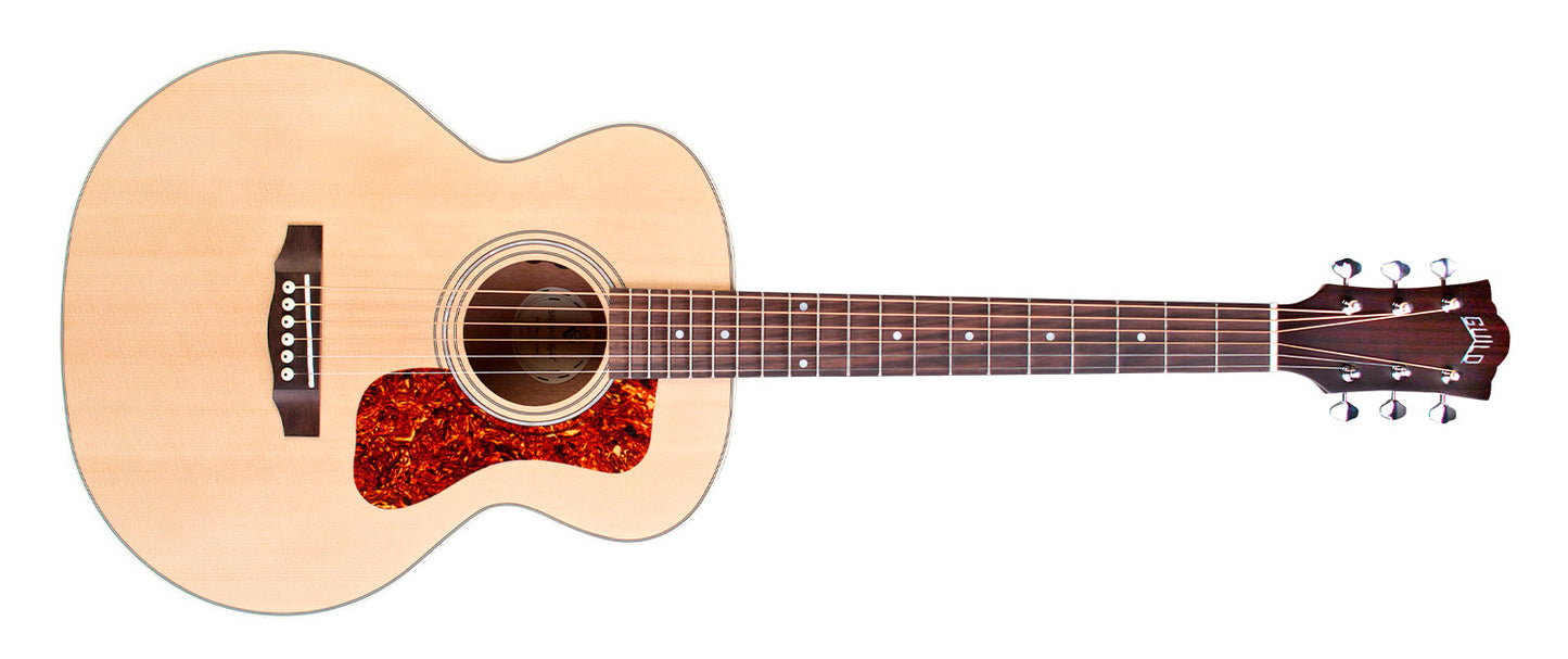 Guild Jumbo Junior Mahogany Archback Acoustic Electric Guitar with Gig Bag