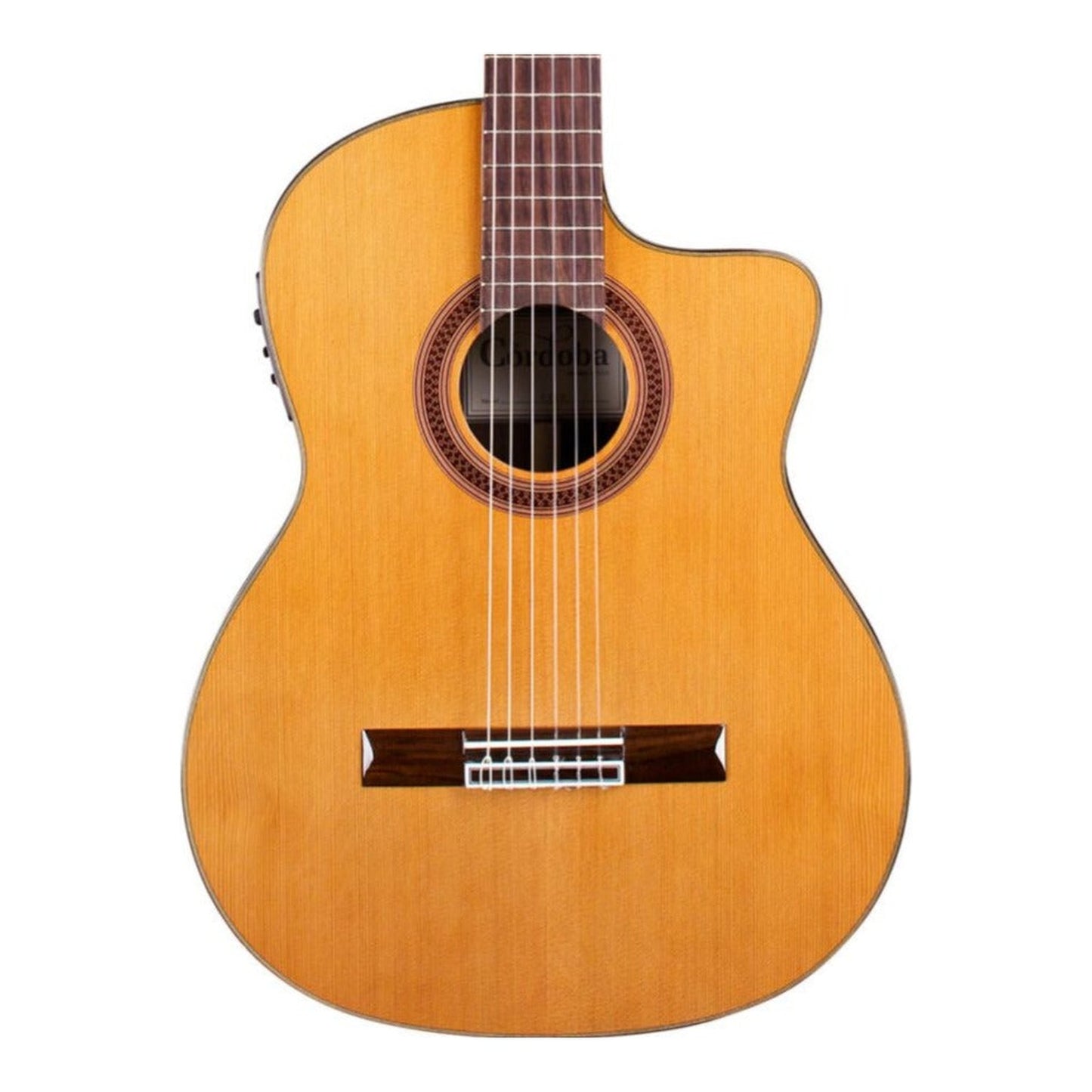 Cordoba C7-CE CD Solid Cedar Top Classical Guitar with Cutaway & Pickup