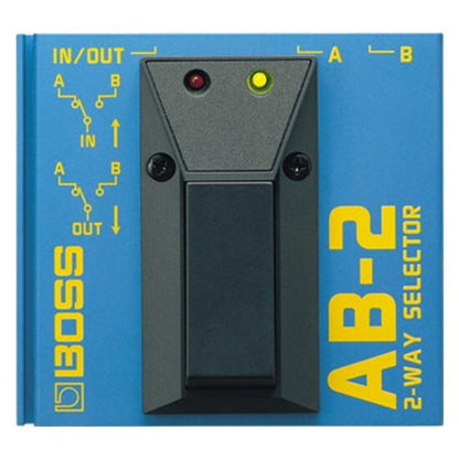 BOSS AB-2 2-Way Selector A/B Switch - Instant Input/Output Switching for Guitars and Effects — view 3