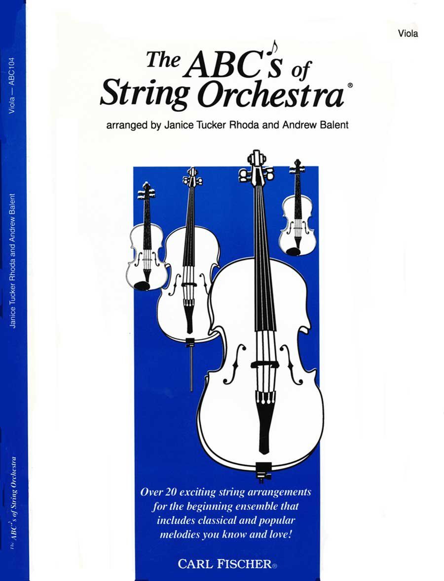The ABCs of String Orchestra - Level 1 Viola Sheet Music