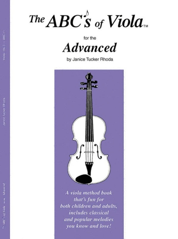 Abcs Of Viola Book 3 Advanced