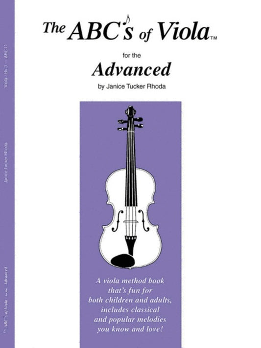 Abcs Of Viola Book 3 Advanced