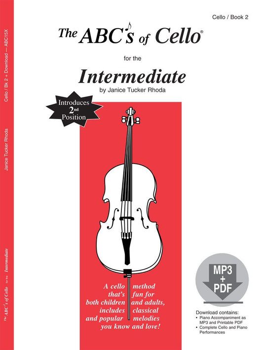 ABCs of Cello Book 2 with Easy Piano Accompaniment