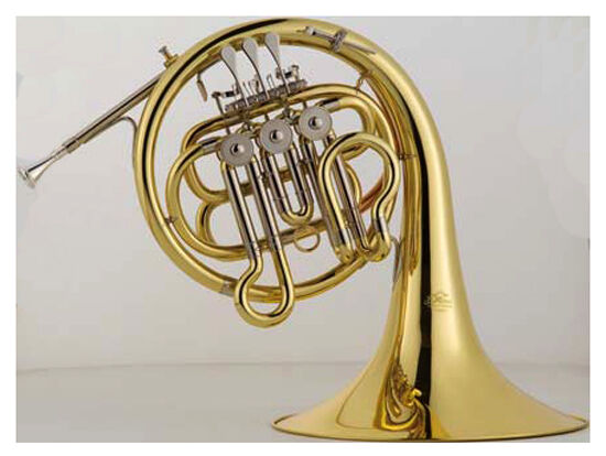 J.Michael BFH600 Bb Baby French Horn with Clear Lacquer Finish and Carrying Case