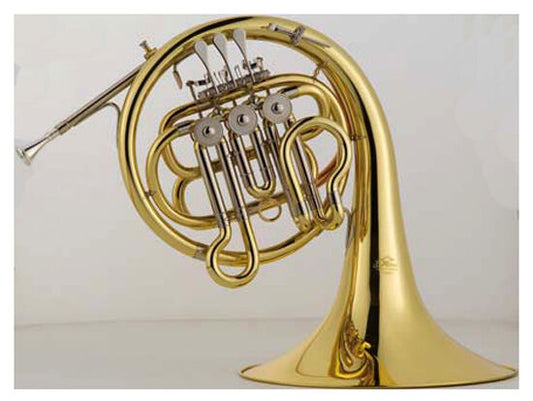 J.Michael BFH600 Bb Baby French Horn with Clear Lacquer Finish and Carrying Case