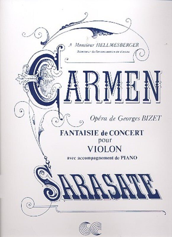 Carmen Fantasy Op 25 Violin Piano