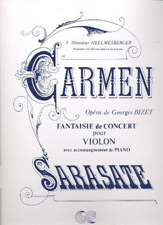 Carmen Fantasy Op 25 Violin Piano