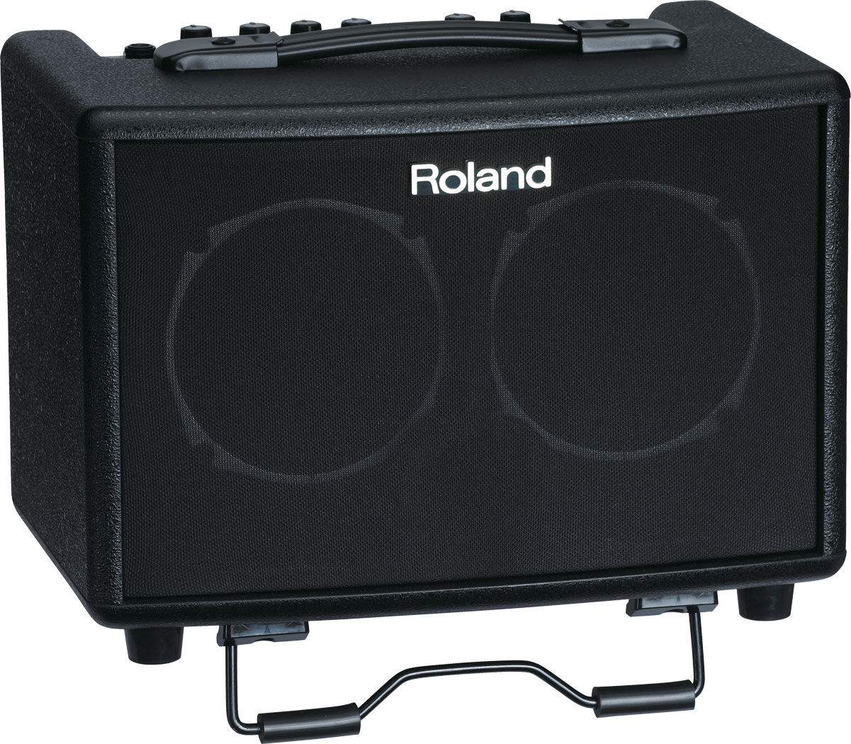 Roland AC-33 Acoustic Chorus Guitar Amp - Battery-Powered, Stereo Sound, Guitar & Mic/Line Channels, Custom Effects, Phrase Looper, Black — view 4