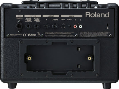 Roland AC-33 Acoustic Chorus Guitar Amp - Battery-Powered, Stereo Sound, Guitar & Mic/Line Channels, Custom Effects, Phrase Looper, Black — view 6