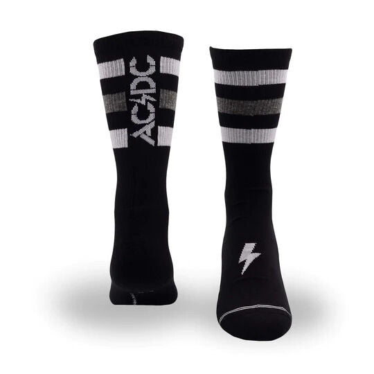 Perris Licensed AC/DC High Voltage Large Crew Socks Black (1-Pair) — view 3
