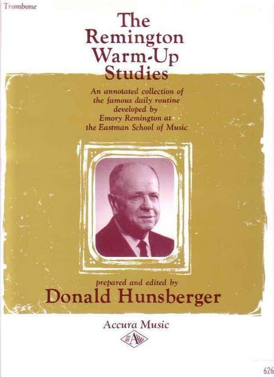 Remington Warm Up Studies for Trombone by Emory Remington