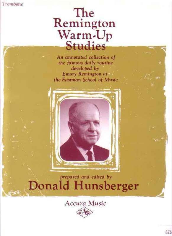 Remington Warm Up Studies Trombone Solo Accura Music 603008215