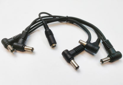 Leem 5-Pedals Daisy Chain Power Cable with Right-Angled Plugs — view 2