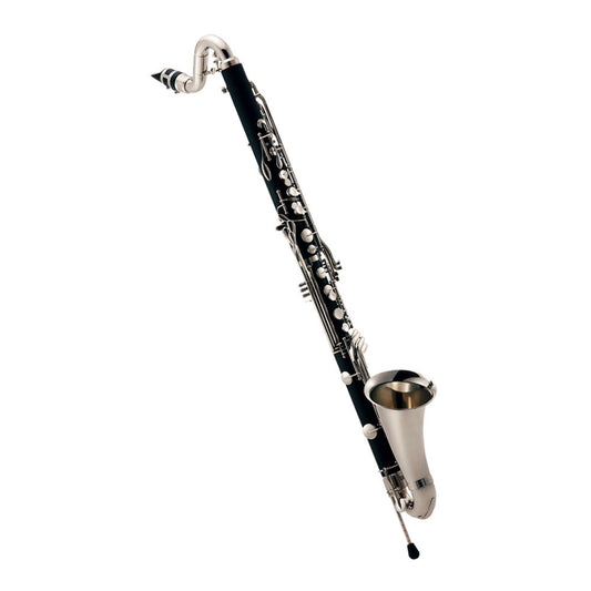 J.Michael CLB2300 Bb Bass Clarinet with Nickel Plated Keys and Matt Finish, Includes Semi-Hard Carrying Case