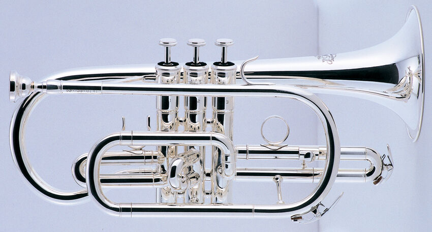 J.Michael CT470S Bb Cornet in Silver Plated Finish with Carrying Case