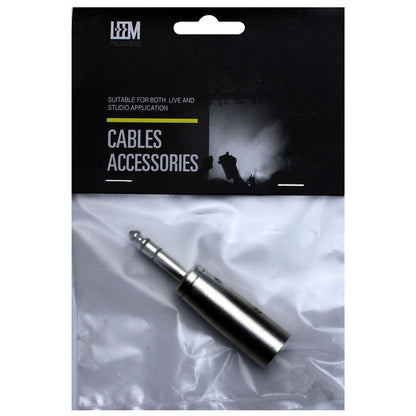 Leem XLR Male to 1/4" Straight TRS Adaptor — view 4