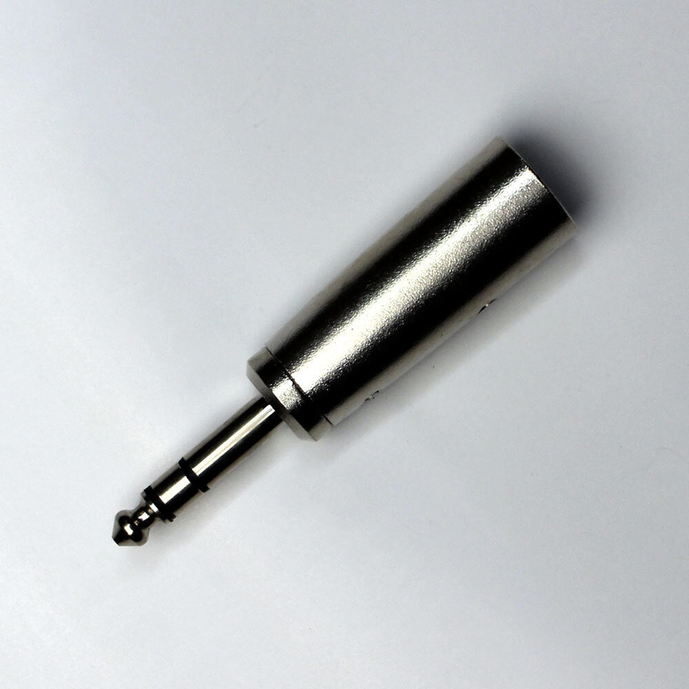 Leem XLR Male to 1/4" Straight TRS Adaptor