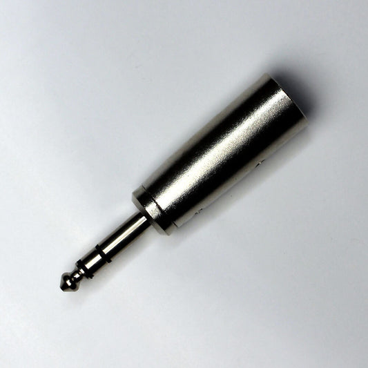 Leem XLR Male to 1/4" Straight TRS Adaptor