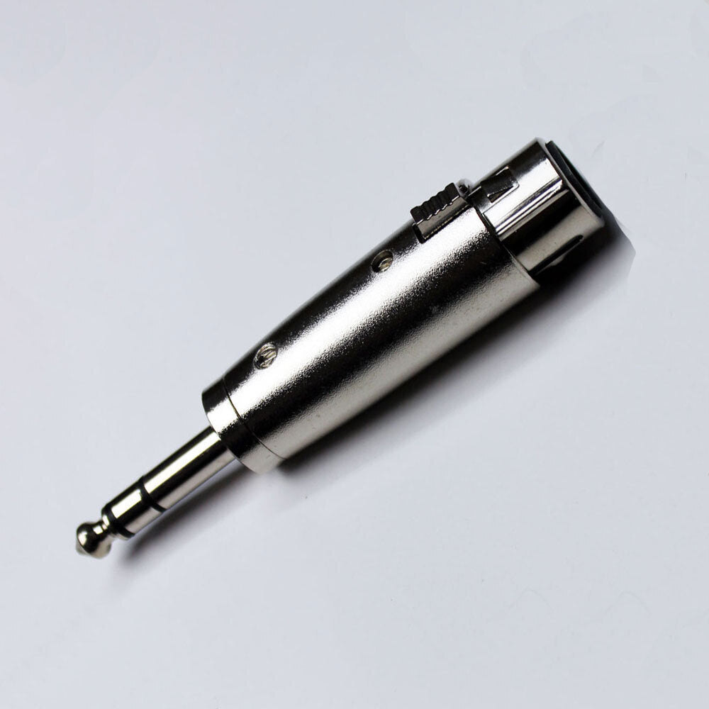 Leem XLR Female to 1/4" Straight TRS Adaptor