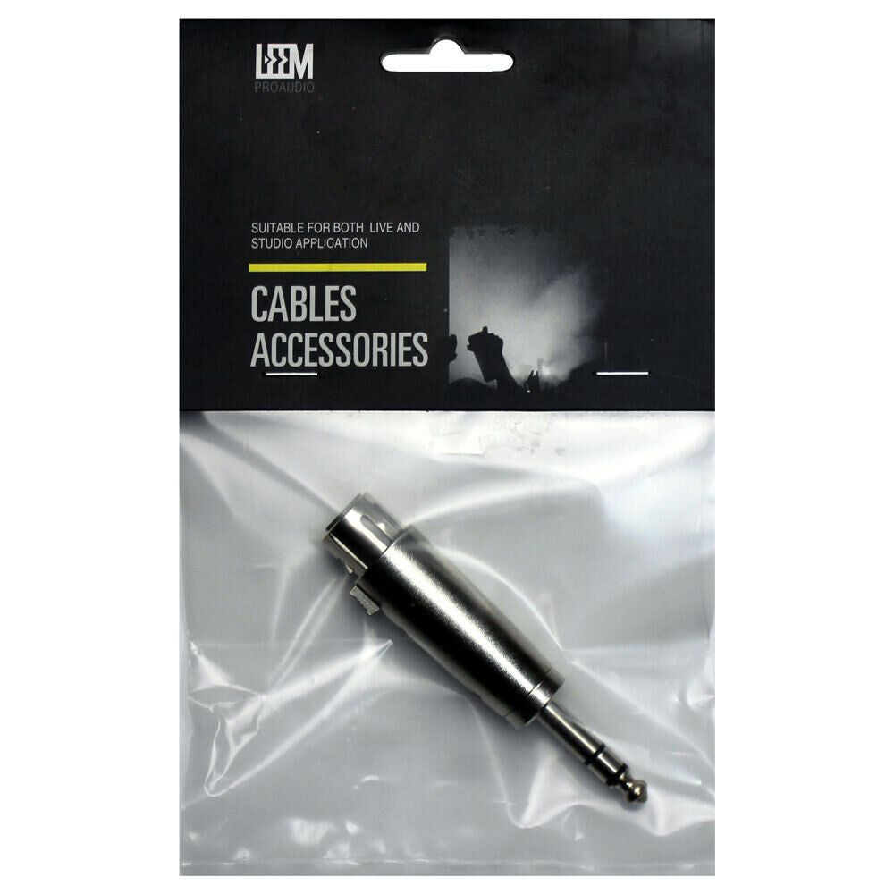 Leem XLR Female to 1/4" Straight TRS Adaptor — view 6