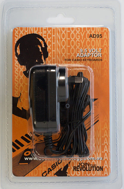 Casio 9.5V Power Adapter for SA78/77/76/47/46 CTK240/245/1100/1150/1200/2200/2400/3200/3500/4200/4400 WK220/225 LK120/125/136/137/190/260/265/280 — view 4