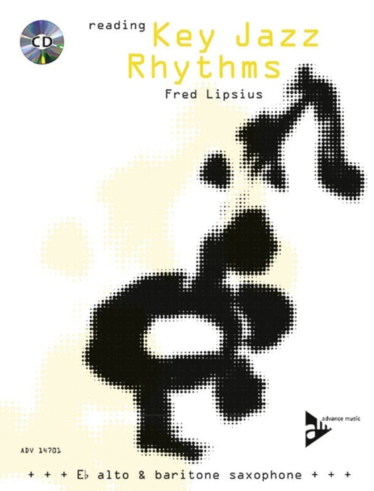 Reading Key Jazz Rhythms Alto/Bari Sax Book/CD (Softcover Book/CD)