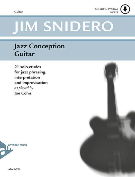 Jazz Conception for Guitar by Jim Snidero - 48 Pages - Advance Music