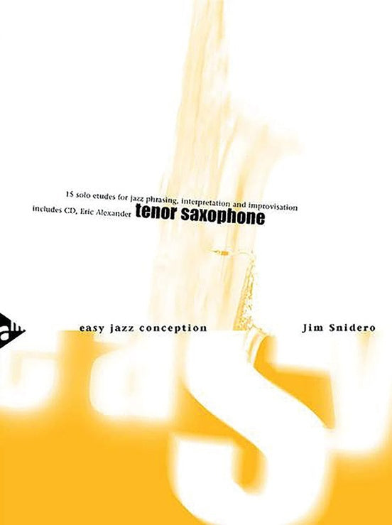 Easy Jazz Conception Tenor Saxophone Book/CD