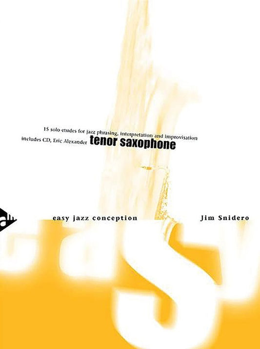 Easy Jazz Conception Tenor Saxophone Book/CD
