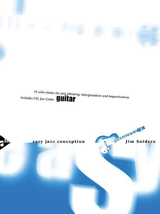 Easy Jazz Conception Guitar Book/CD