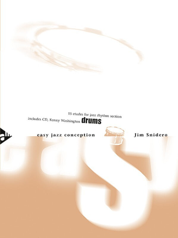 Easy Jazz Conception Drums Book/CD (Softcover Book/CD)