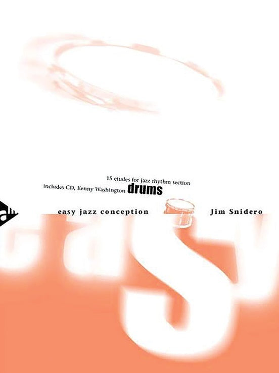 Easy Jazz Conception Drums Book/CD