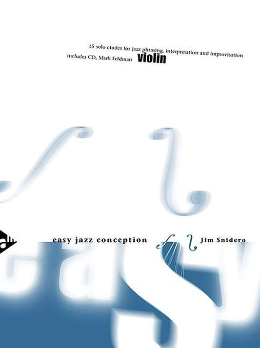 Easy Jazz Conception Violin Book/CD