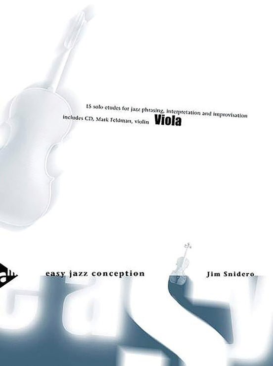 Easy Jazz Conception Viola Book/CD
