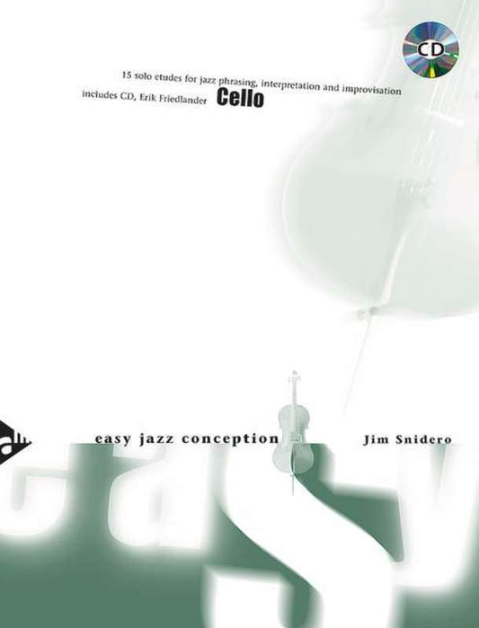 Easy Jazz Conception Cello Book/CD (Softcover Book/CD)