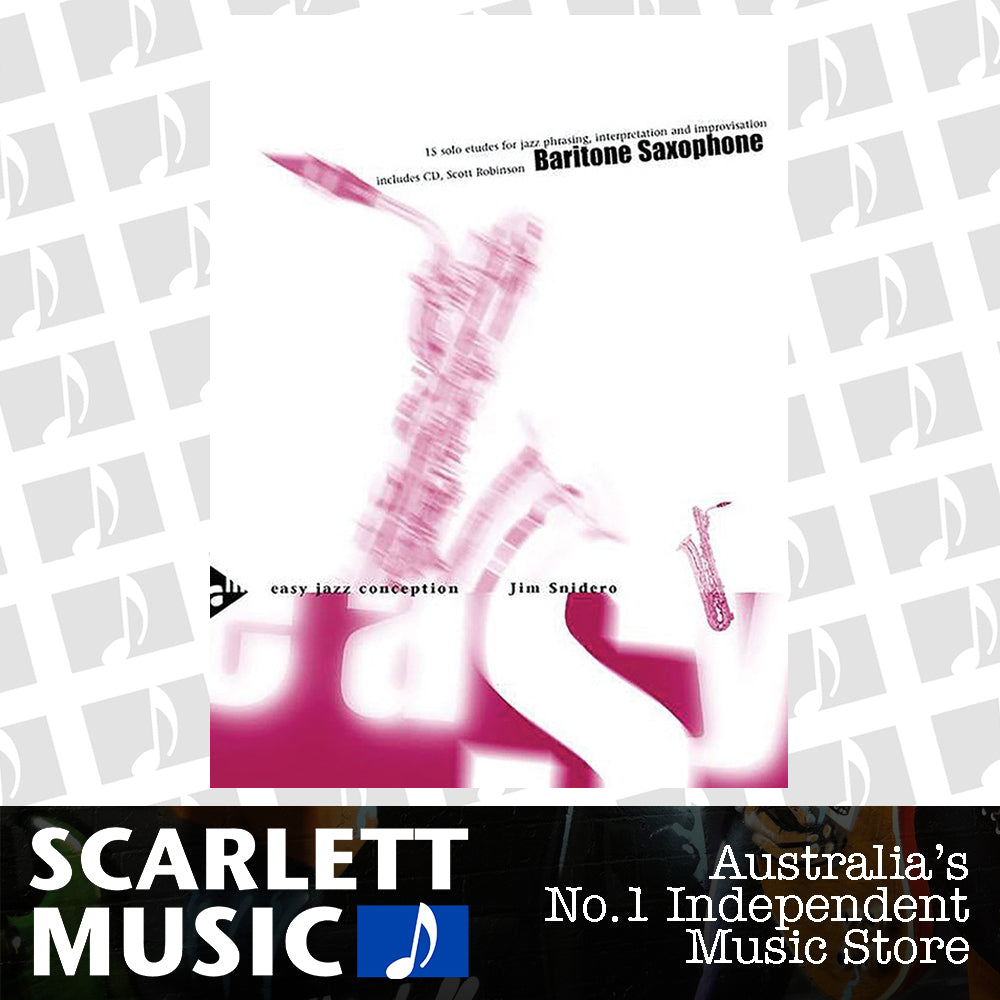 Easy Jazz Conception For Baritone Sax Book/CD — view 2