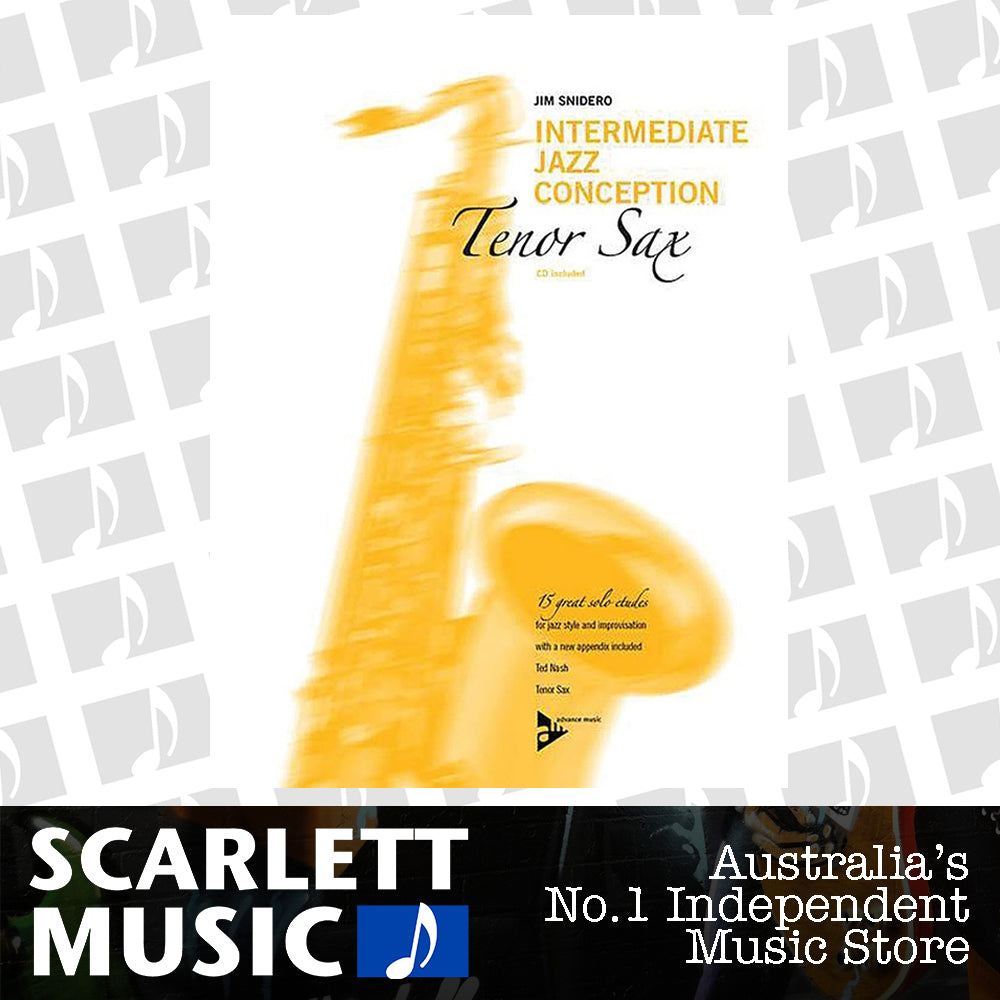 Intermediate Jazz Conception Tenor Sax Book/CD — view 2