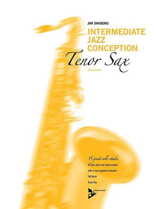 Intermediate Jazz Conception Tenor Sax Book/CD