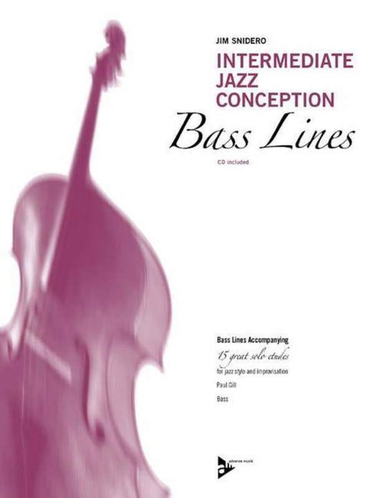 Intermediate Jazz Conception Bass Lines Book/CD (Softcover Book/CD)