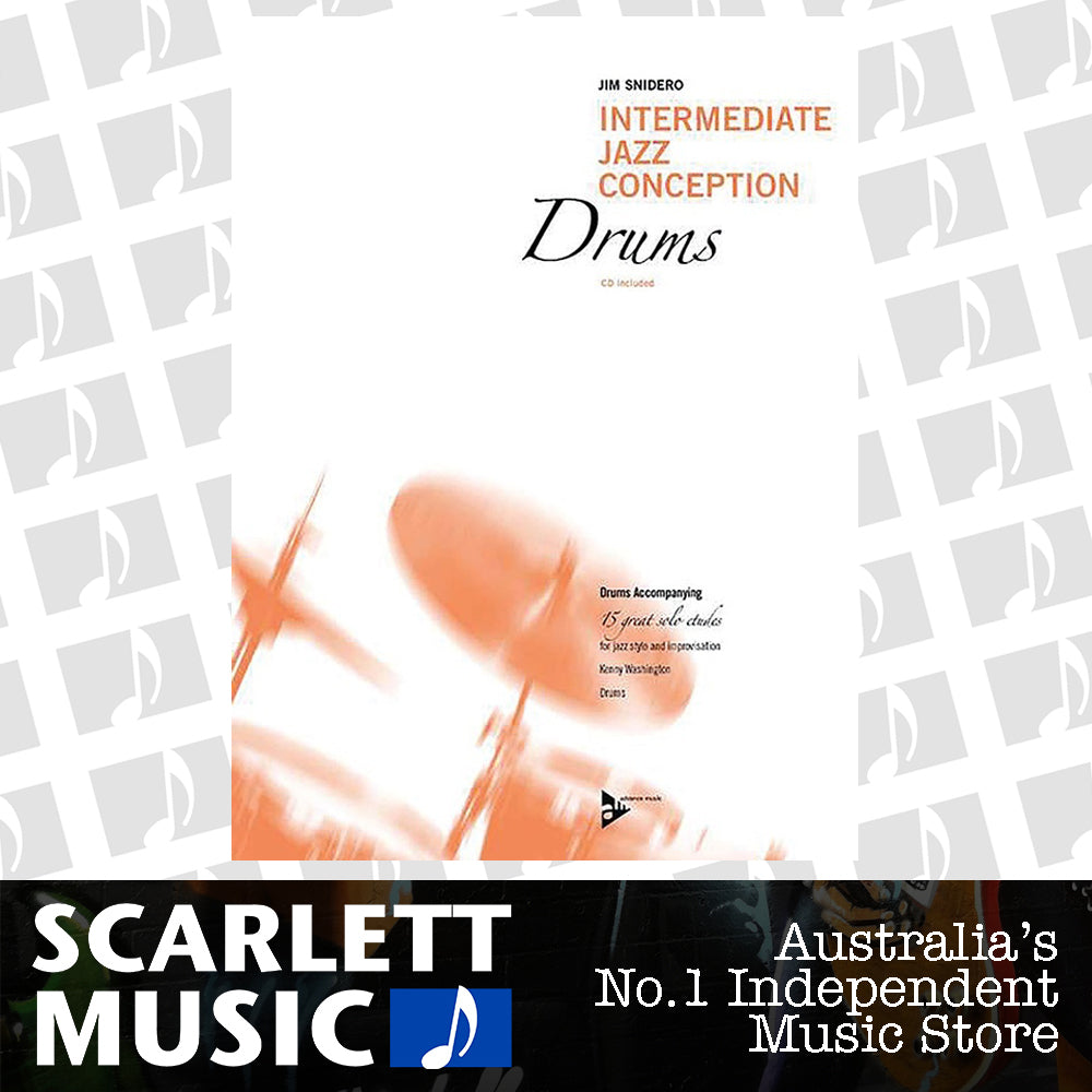 Intermediate Jazz Conception Drums Book/CD — view 2