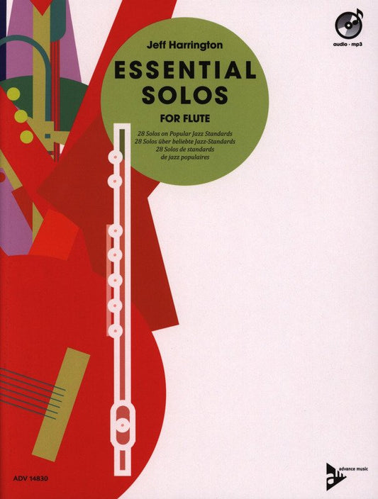 Harrington: Essential Solos for Flute — Book/Online Audio (Advance Music)
