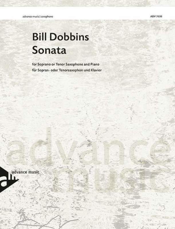 Dobbins - Sonata Soprano Or Tenor Sax/Piano (Softcover Book)