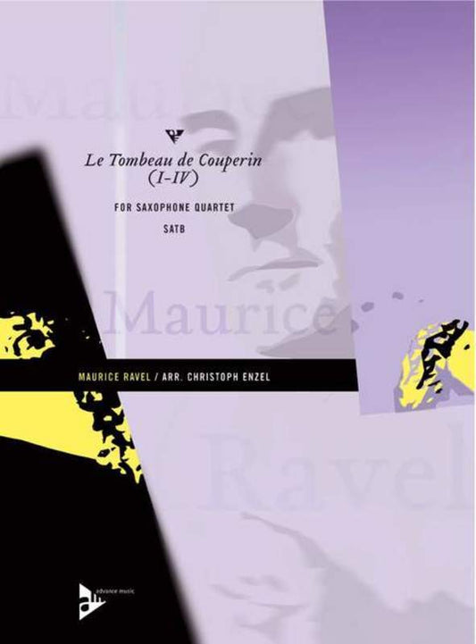 Le Tombeau De Couperin I-Iv SATB Sax Quartet Score/Parts