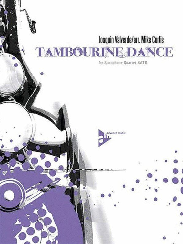 Tambourine Dance Arrangement for SATB Sax Quartet by Curtis